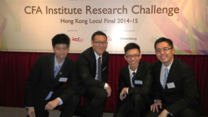2014-15 (20141115) Competition/ achievements - CFA Institute Research Challenge (Hong Kong Local Final 2014-15)