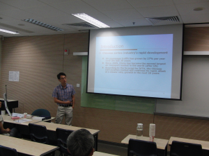 Academic Seminar by Dr Hangjun Yang on 20 Jun 2013