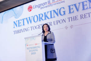 Thanking Remarks by Ms. Carrie Ka Lai Leung, Chairman of Career Development Committee, Lingnan University